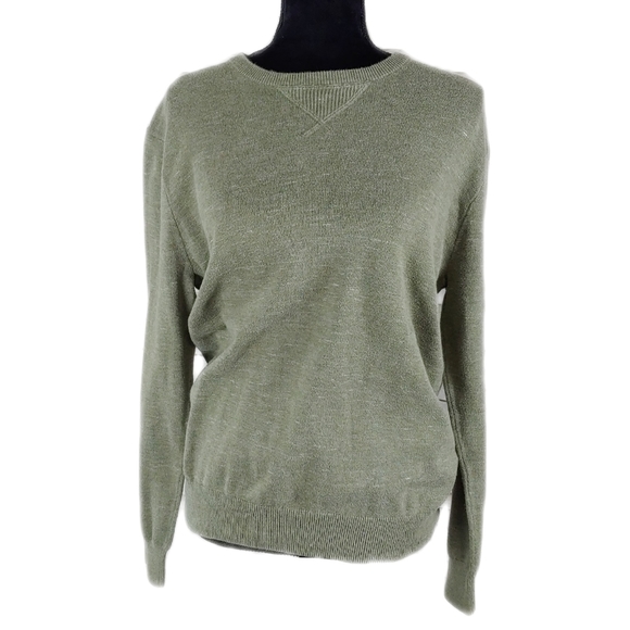 J. Crew Tops - J. Crew Womens M Army Green 100% Cotton Long Sleeve Top